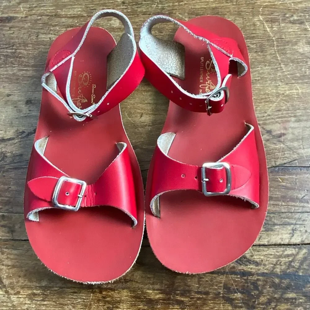 Sun San Surfer Red Sandals size‎ 1